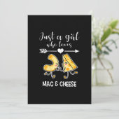 Mac & Cheese T-shirt Grappige Mac en kaas liefhebb Feestdagenkaart (Staand voorkant)
