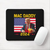 Mac Daddy Funny Trump maakt frietjes Mega Donald T Muismat (Met muis)