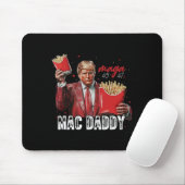 Mac Daddy Trump maakt frietjes Mega Donald Trump 2 Muismat (Met muis)