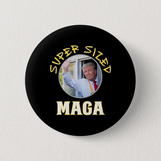 Mac Daddy Trump Vance 2024 Maakt Franse Frietjes  Ronde Button 5,7 Cm (Voorkant)