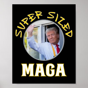 Mac Daddy Trump Vance 2024 maakt frietjes Poster