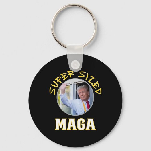 Mac Daddy Trump Vance 2024 maakt frietjes Sleutelhanger (Voorkant)