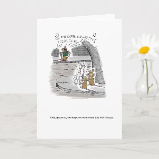 Mac De Knife Cartoon Kaart (Kleine Plant)