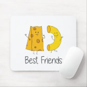 Mac en Cheese Best Friendship Art Bes Muismat (Met muis)