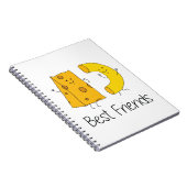 Mac en Cheese Best Friendship Art Bes Notitieboek (Rechterzijde)