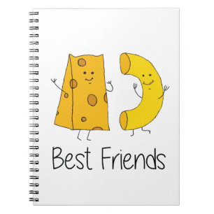Mac en Cheese Best Friendship Art Bes Notitieboek