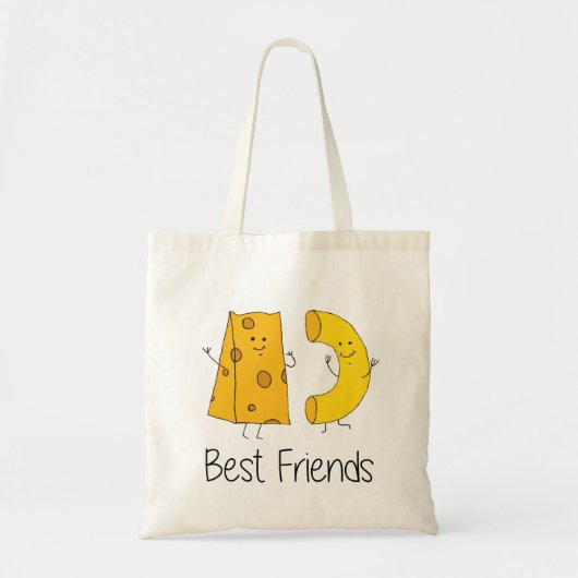 Mac en Cheese Best Friendship Art Bes Tote Bag (Voorkant)