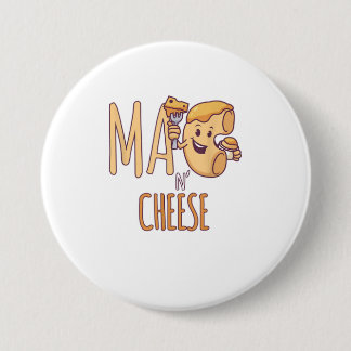 Mac en Cheese Food Lover Ronde Button 7,6 Cm