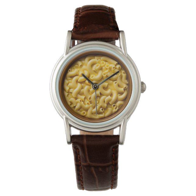 Mac en Cheese Horloge (Voorkant)