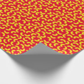 Mac en Cheese Kind 1st Birthday Party Macaroni Cadeaupapier (Hoek)