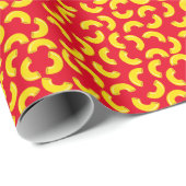 Mac en Cheese Kind 1st Birthday Party Macaroni Cadeaupapier (Rol Hoek)