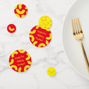 Mac en Cheese Kind 1st Birthday Party Macaroni Confetti