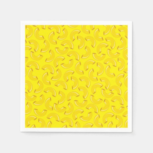 Mac en Cheese Kind 1st Birthday Party Macaroni Servet (Voorkant)