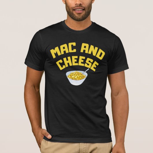 Mac en Cheese | Macaroni & Cheese T-shirt (Voorkant)