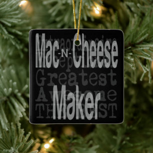 Mac en Cheese Maker Extraordinaire Keramisch Ornament