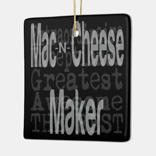 Mac en Cheese Maker Extraordinaire Keramisch Ornament (Links)