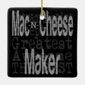 Mac en Cheese Maker Extraordinaire Keramisch Ornament (Achterkant)