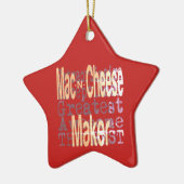 Mac en Cheese Maker Extraordinaire Keramisch Ornament (Links)
