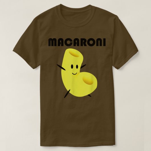 Mac en Cheese Matching Macaroni BFF Best Friend T-shirt (Design voorkant)