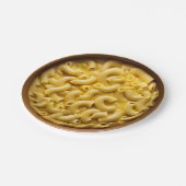 Mac en Cheese Papieren Bordje (Gekanteld)