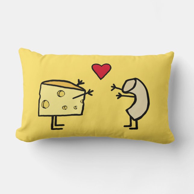 Mac en Cheese Pillow Kussen (Voorkant)