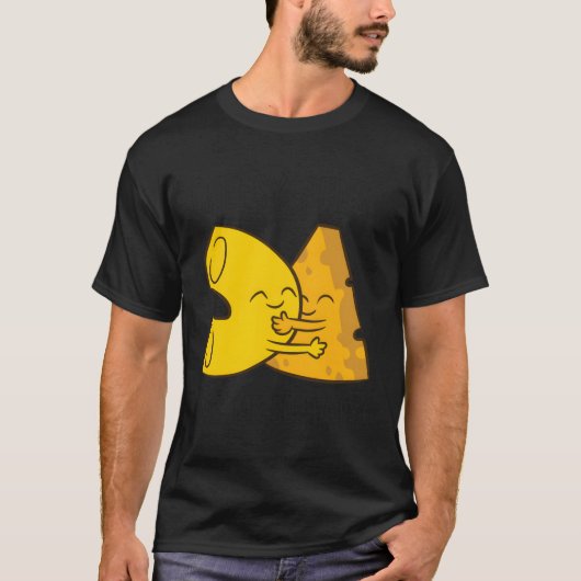 Mac en Cheese Pun Cheesy Puns Mac Me Zo blij T-shirt (Voorkant)