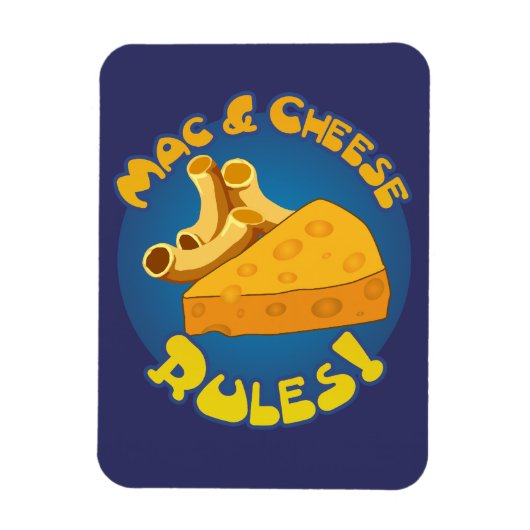 Mac- en Cheese-regels Magneet (Verticaal)