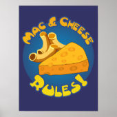 Mac- en Cheese-regels Poster (Voorkant)
