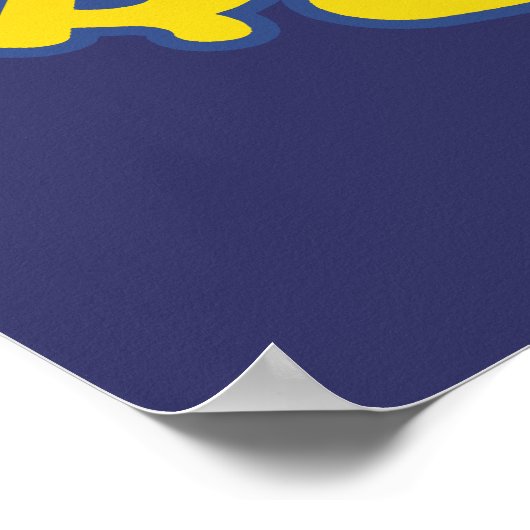 Mac- en Cheese-regels Poster (Hoek)