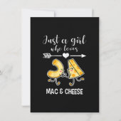 Mac en Cheese Shirt Funny Mac en Cheese Lover Gift Kaart (Voorkant)