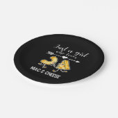 Mac en Cheese Shirt Funny Mac en Cheese Lover Gift Papieren Bordje (Gekanteld)