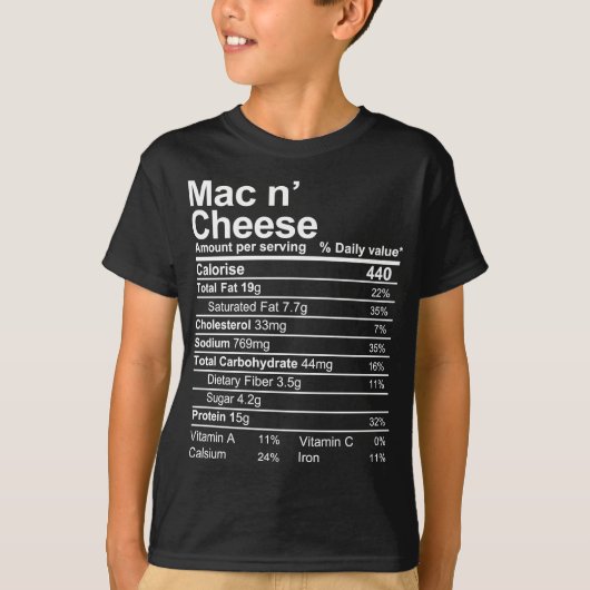 Mac en Cheese T-shirt (Voorkant)