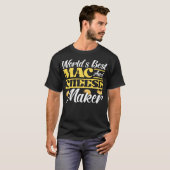 Mac en Cheese World's beste Mac en kaasmaker T-shirt (Voorkant volledig)