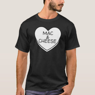Mac en Cheese zijn mijn Valentijn Snoep T-shirt