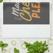 Mac en kaas alsjeblieft theedoek (Gevouwen)