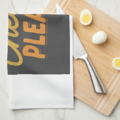 Mac en kaas alsjeblieft theedoek (Quarter Fold)