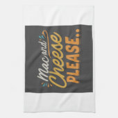 Mac en kaas alsjeblieft theedoek (Verticaal)