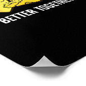 Mac En Kaas Beter Samen Leuke Voedsel Design Poster (Hoek)