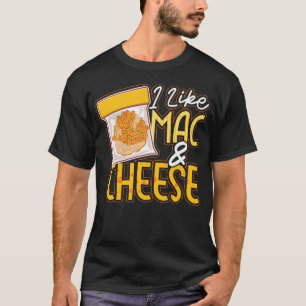 Mac en kaas Ik hou van Mac & Cheese T-shirt