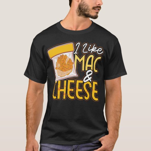 Mac en kaas Ik hou van Mac & Cheese T-shirt (Voorkant)