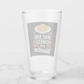Mac En Kaas Valentijnsdag Mac n Kaas Liefhebber Ca Glas (Achterkant)