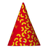 Mac en kaas verjaardagsfeestje Macaroni Feesthoedjes (Rechts)