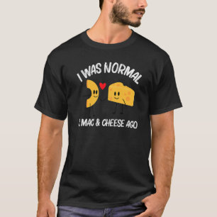 Mac- en kauwDesign voor mannen Pasta-voedsel T-shirt