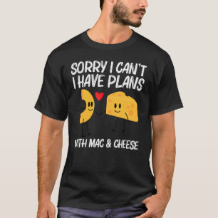 Mac- en kauwDesign voor mannen Pasta-voedsel T-shirt