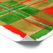 MAC GREGOR TARTAN 16 "x16" Poster (Hoek)