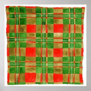 MAC GREGOR TARTAN 16 "x16" Poster