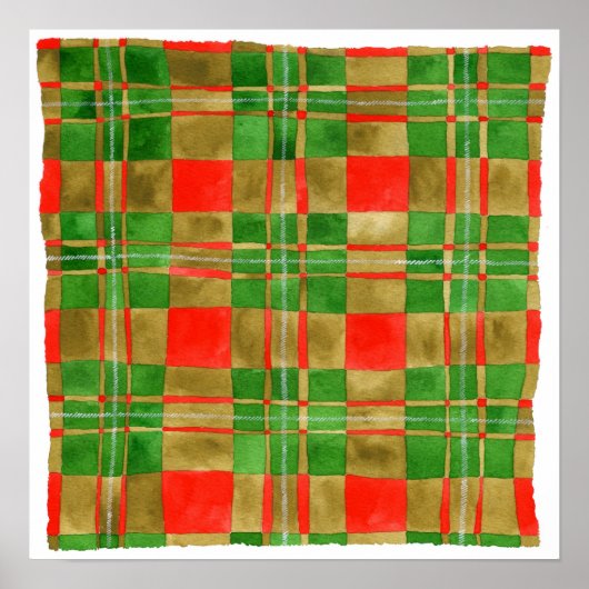 MAC GREGOR TARTAN 16 "x16" Poster (Voorkant)