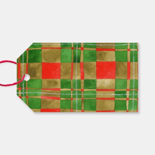 MAC GREGOR TARTAN 3.5 "x2" Labels Cadeaulabel (Achterkant Horizontaal)