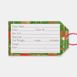 MAC GREGOR TARTAN 3.5 "x2" Labels Cadeaulabel