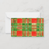 MAC GREGOR TARTAN 3.5x2 Platte Kaart Notitiekaartje (Voorkant)